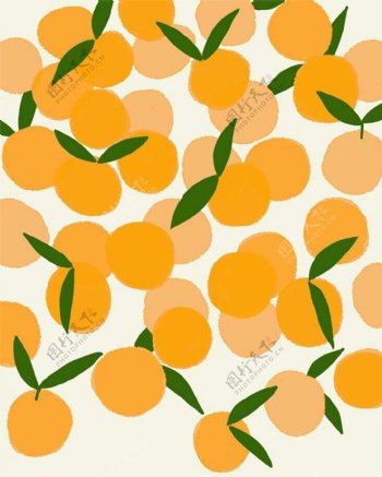 橙子底纹