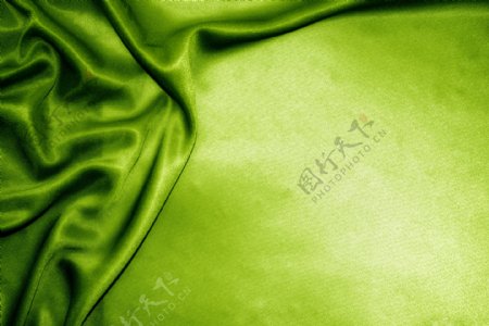 绿色绸布底纹