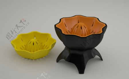 3D印刷的水果榨汁机