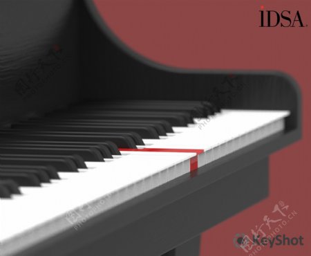 ISDA渲染竞赛钢琴