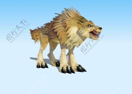 野狼3D模型
