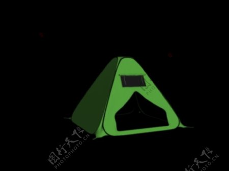 旅游用帐篷3d模型