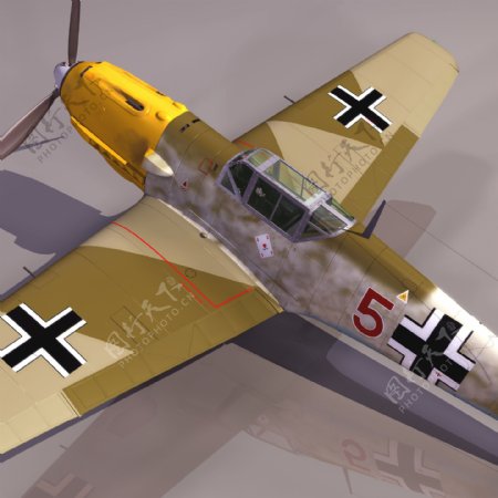 纳粹BF109E战斗机