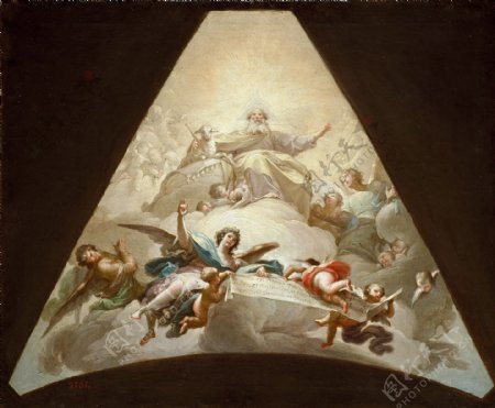 BayeuySubiasFranciscoElTriunfodelCorderodeDiosCa.1778画家宗教绘画教会油画人物肖像油画装饰画