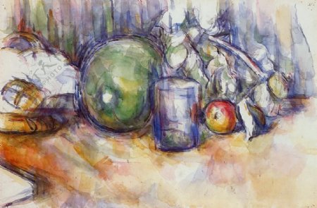 PaulCzanne0273法国画家保罗塞尚paulcezanne后印象派新印象派人物风景肖像静物油画装饰画