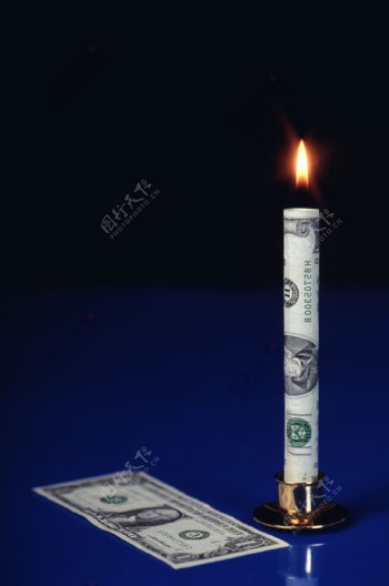 蜡烛钱币