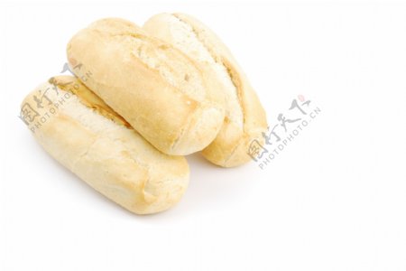 新鲜和自制的白面包称为面包