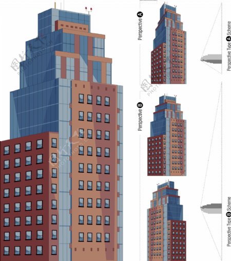 市城市建筑高楼大厦图片