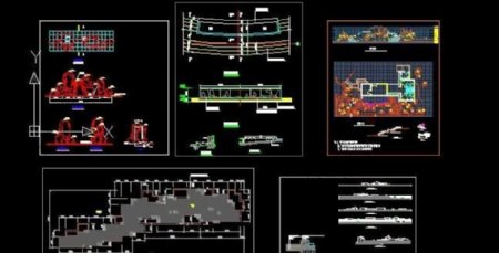 园林假山工程CAD图