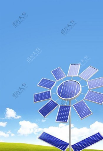 太阳能绿色环保图片