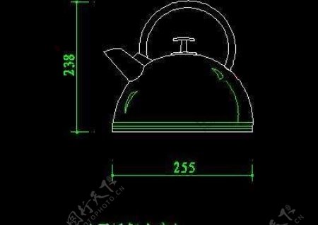 厨房水槽厨具器皿CAD图块16