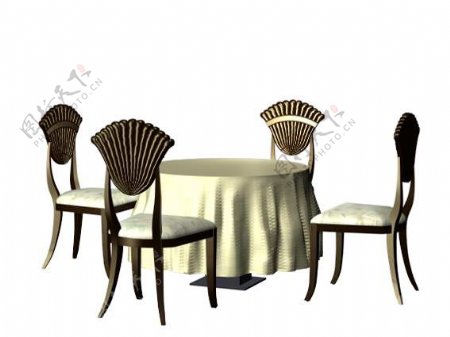 餐桌3d模型家具图片95