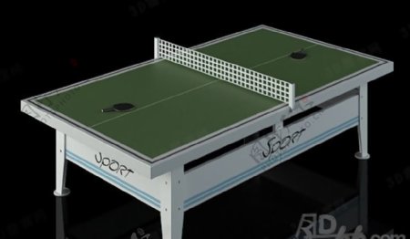 3D乒乓球台模型