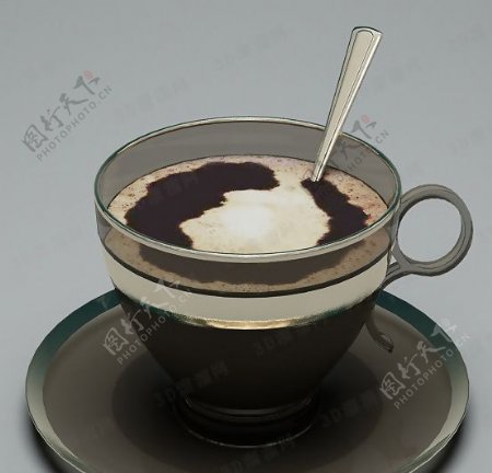 3D咖啡模型