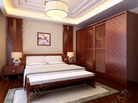 中式卧室装修设计