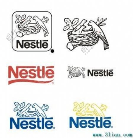 Nestle雀巢标志