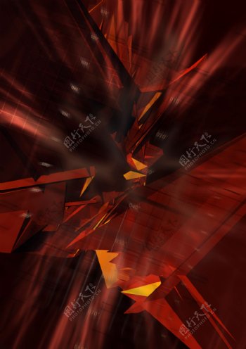 数码游戏背景设计psd分层素材红色警戒