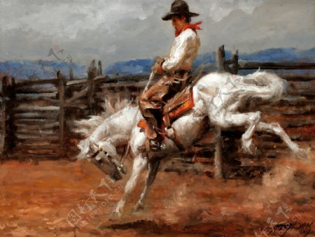 Western353高清西方现代人物油画国外油画人物油画作品
