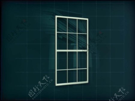 不锈钢窗户3d素材
