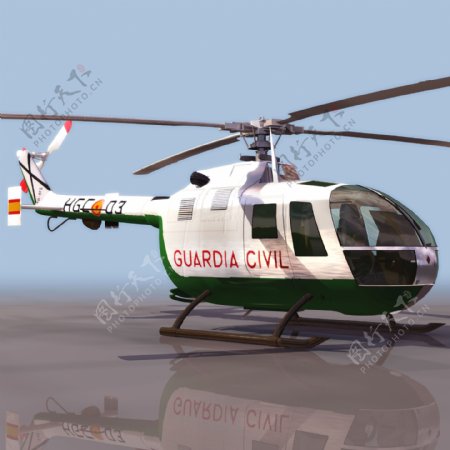3D私人直升机