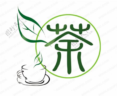 茶具标志图片