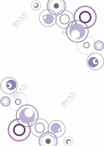 紫色圈圈图片