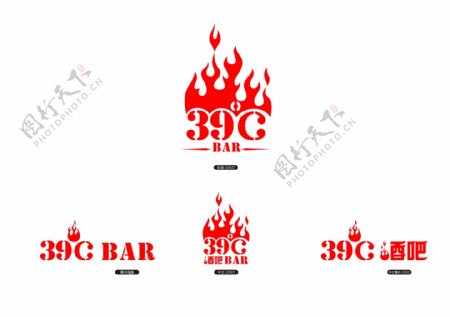 39度酒吧logo图片