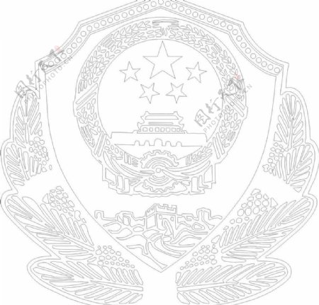 警徽logo图片
