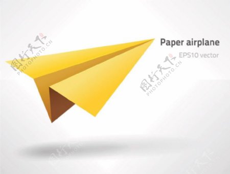 矢量折纸飞机图片素材