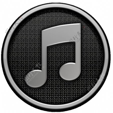 金属网式的iTunes图标png