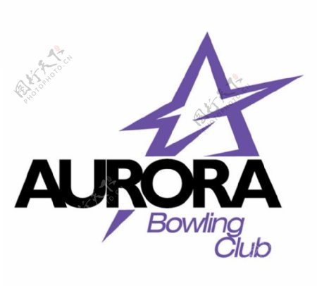 AuroraBowlingClublogo设计欣赏AuroraBowlingClub运动标志下载标志设计欣赏
