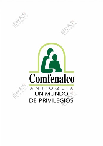 Comfenalcologo设计欣赏Comfenalco服务公司标志下载标志设计欣赏