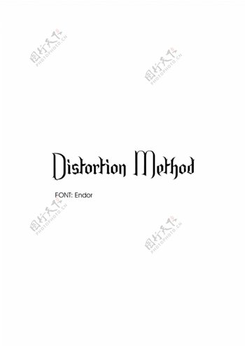 DistortionMethodlogo设计欣赏DistortionMethod摇滚乐队标志下载标志设计欣赏
