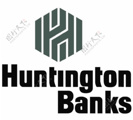 HuntingtonBankslogo设计欣赏HuntingtonBanks信贷机构标志下载标志设计欣赏