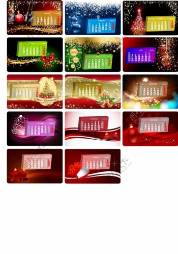 圣诞台历2012台历图片
