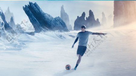 足球明星广告图片