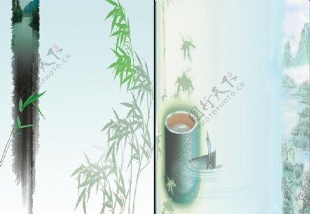 中国传统水墨ppt图片
