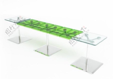CASAMANIAXTile532绿色格子塑料桌