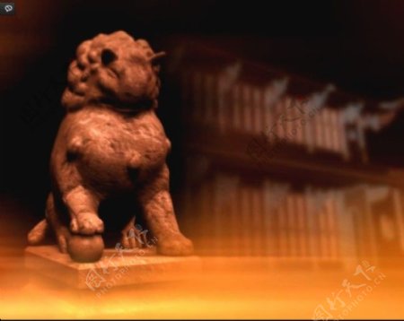 影视素材中国元素石狮素材下载