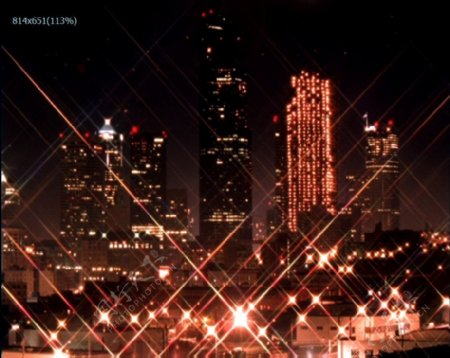城市车道夜景视频