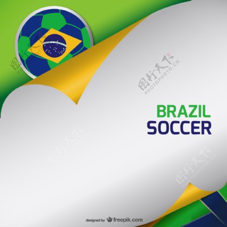 巴西世界杯创意背景图设计