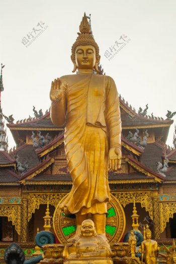 西双版纳总佛寺图片