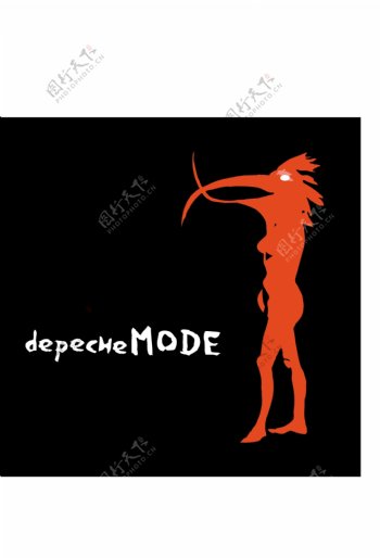 DepecheModeDMlogo设计欣赏DepecheModeDM音乐相关LOGO下载标志设计欣赏