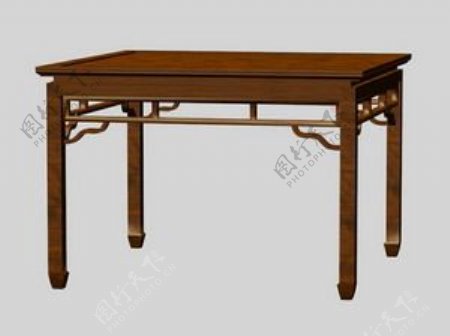 中式桌子3d模型桌子图片74