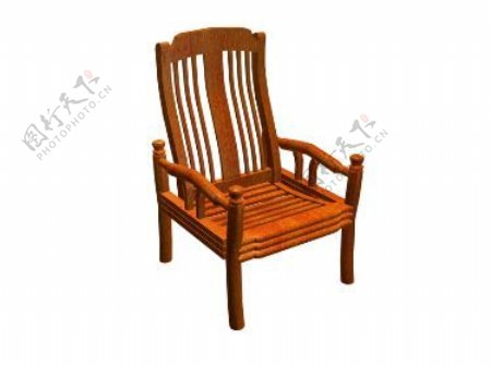 中式椅子3d模型家具图片19