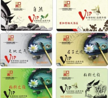 中国风vip会员卡图片