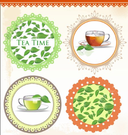 绿茶红茶图片