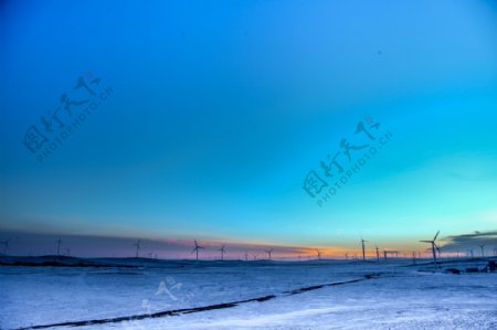 草原冬日图片