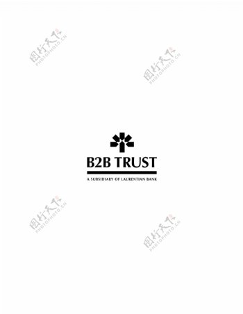 B2BTrustlogo设计欣赏B2BTrust国际银行标志下载标志设计欣赏