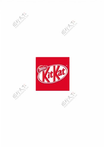 KitKatlogo设计欣赏KitKat知名餐厅LOGO下载标志设计欣赏